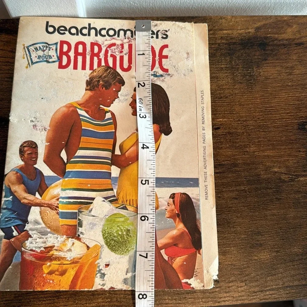 VINTAGE PAMPHLET BEACHCOMBERS BAR GUIDE COCKTAILS MANHATTAN GIMLET SCARLET OHARA